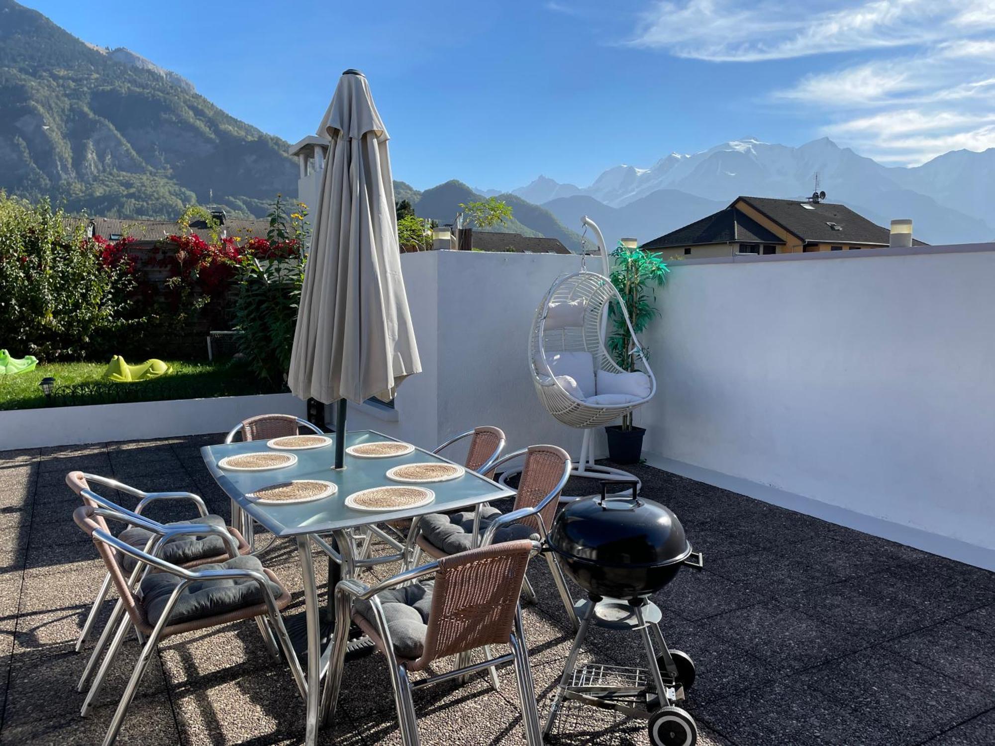 Rooftop 1 - Jacuzzi Prive Au Pied Du Monte-Blanco Sallanches Exterior foto
