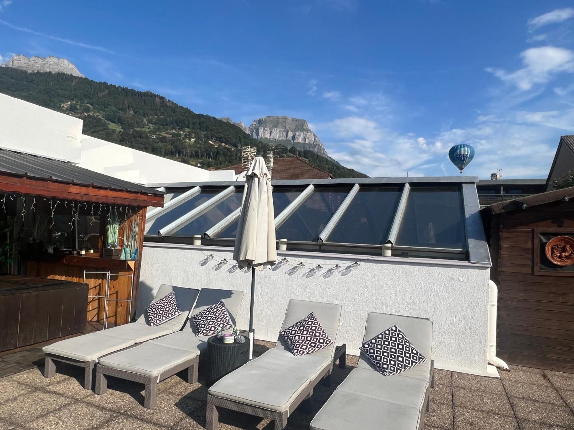 Rooftop 1 - Jacuzzi Prive Au Pied Du Monte-Blanco Sallanches Exterior foto
