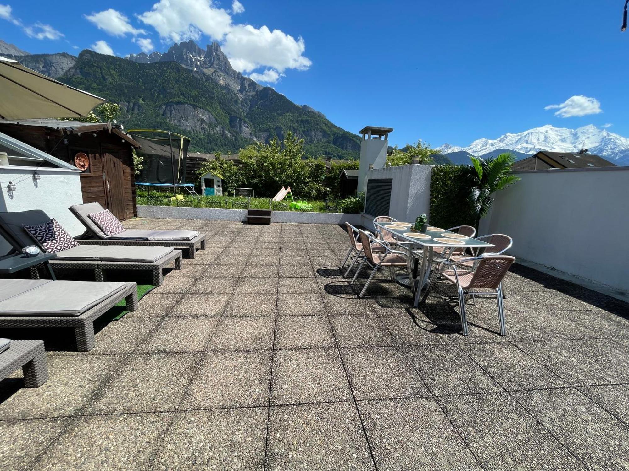 Rooftop 1 - Jacuzzi Prive Au Pied Du Monte-Blanco Sallanches Exterior foto